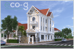 Biệt thự tân cổ điển 3 tầng chị Lan